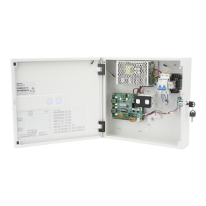Controlador de Acceso para 4 puertas / Administrable 100 % en la Nube / Compatible con Teclado Wiegand de Terceros / PIN para visitas desde la APP / Capacidad de batería de respaldo / Función de Anti-Passback / 50,000 Tarjetas