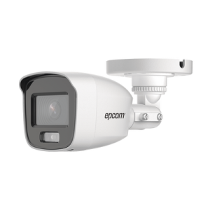 Bala TURBOHD 2 Megapíxel (1080p) / Microfono Integrado / Imagen a color 24/7 / Lente 2.8 mm / Policarbonato / Luz Blanca 20 mts / Exterior IP66 / TVI-AHD-CVI-CVBS / dWDR
