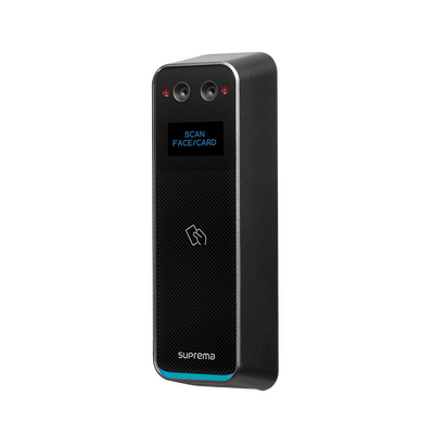 Lector Biométrico Facial (BEW3) / lector de tarjetas Prox EM, mifare, Tarjetas Virtuales por Bluetooth / con protección IP67, IK08