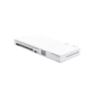 (CCR1009-7G-1C-1S+) Cloud Core Router, CPU 9 Núcleos,7 Puertos Gigabit, 1 Combo TP/SFP, 1 puerto SFP+, 2 GB Memoria