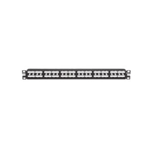 Panel de Parcheo Modular Mini-Com (Sin Conectores), Plano, Sin Blindaje, Alta Densidad, de 48 puertos, 1UR