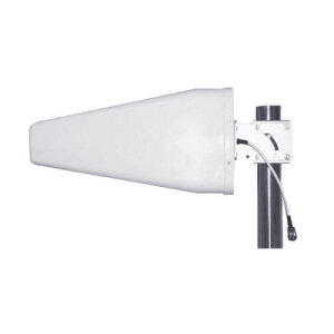 Antena direccional logarítmica de 11 dBi de ganancia. Especial para cualquier dispositivo celular. Amplio rango de frecuencias 698-960 MHz / 1710-2700 MHz