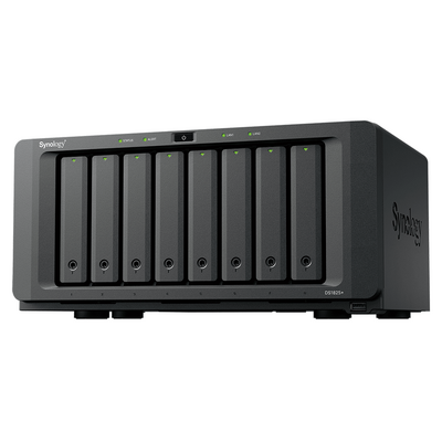 Servidor NAS de 8 Bahías (Expandible a 18 Bahías) / Hasta 324 TB / 4 GB RAM / Servicio Nube Gratis (P2P) / Administración Remota y Respaldo Programado