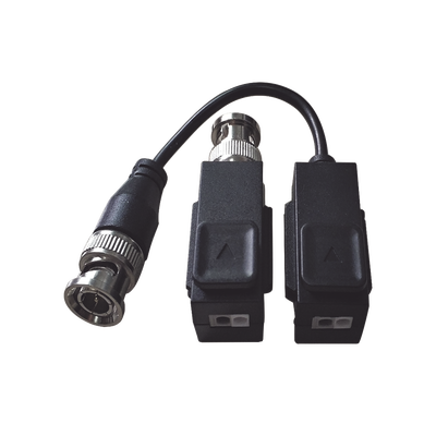 Kit de Transceptor (Balluns) TURBOHD / Hasta 8 MP (4K) / 100% Cobre / Soporta HD-TVI / AHD / CVI / CVBS / Audio por Coaxitron / Datos para Menú de Configurar de Cámaras