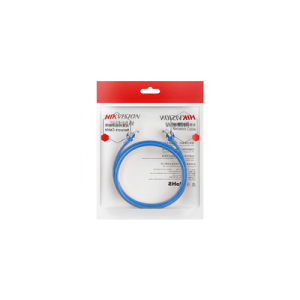 Cable de Parcheo (Patch Cord) / UTP / Cat. 6 (24 AWG) / 1 Metro / Color Azul / Ideal para PoE+ / Interior