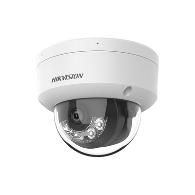 DOMO IP 6 MP / LENTE 2.8 MM / 30 MTS IR EXIR / 20 MTS LUZ BLANCA / MIC INTEGRADO / IP67 / IK08 / H.265+ / ACUSENSE LITE
