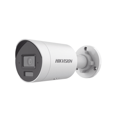 Bala IP 8 Megapixel (4K)/ Lente 2.8 mm / 40 mts IR EXIR /Exterior IP67 / WDR 120 dB / PoE / Micrófono Integrado / ACUSENSE (Evita Falsas Alarmas) / Metal / MicroSD / ONVIF