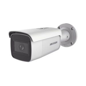 Bala IP 4 Megapixel / Lente Mot. 2.8 a 12 mm / 60 mts IR EXIR / Exterior IP67 / IK10 / WDR 120 dB / PoE / Videoanaliticos (Filtro de Falsas Alarmas) / Ultra Baja Iluminación / Entrada y Salida de Audio y Alarmas