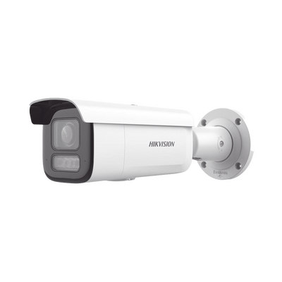 Bala IP 8 Megapixel (4K)/ Lente Mot. 2.8 a 12 mm / 60 mts IR EXIR /Exterior IP67 / IK10 / WDR 120 dB / PoE / ACUSENSE (Evita Falsas Alarmas) / Entrada y Salida de Audio y Alarmas / MicroSD / ONVIF