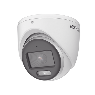 Turret TURBOHD 3K (5MP) / Micrófono Integrado / Lente 2.8 mm / Imagen a color 24/7 / 40 mts Luz Blanca / Exterior IP67 / dWDR / 4 Tecnologías