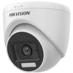 DOMO TURBOHD 2 MPX HIBRIDA B/N - COLOR VU / IR 20 MTS / LENTE 2.8 MM / LUZ BLANCA 20 MTS / EXTERIOR IP67 / MICROFONO INTEGRADO