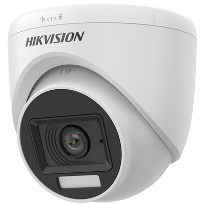 DOMO TURBOHD 2 MPX HIBRIDA B/N - COLOR VU / IR 20 MTS / LENTE 2.8 MM / LUZ BLANCA 20 MTS / EXTERIOR IP67 / MICROFONO INTEGRADO