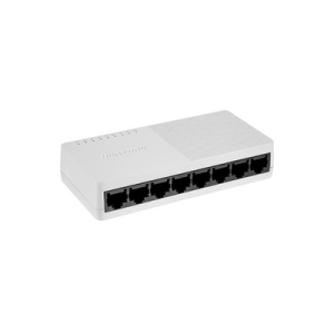 Switch No Administrable de Escritorio de 8 Puertos / Fast Ethernet 10 / 100 Mbps / Diseño Compacto y Estetico