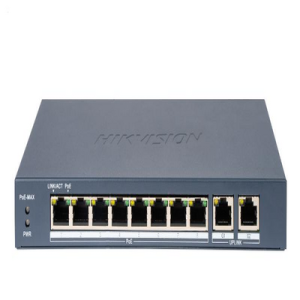 Switch PoE+ / 8 Puertos 10/100 Mbps 802.3af/at (30W) +2 Puerto 10/100/1000 Mbps