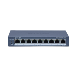 Switch PoE+ / Administrable / 8 Puertos 10/100 Mbps PoE+ / 1 Puerto 100 Mbps Uplink / PoE hasta 250 metros / 60 W