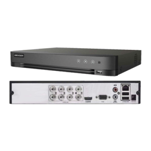 DVR 1080P Lite Pentahibrido / 8 Canales TURBOHD + 2 Canales IP / H.264+ / 1 Bahía de Disco Duro / Audio por Coaxitron