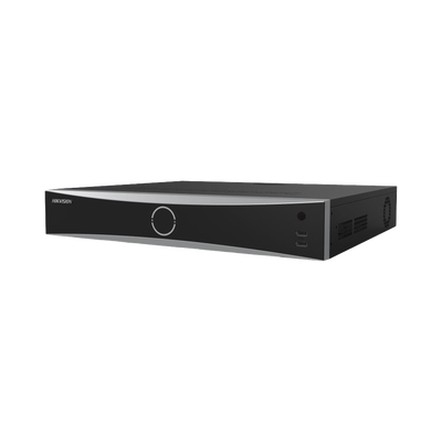 NVR 12 Megapixel (4K) / 16 canales IP / AcuSense (Evita Falsas Alarmas) / Reconocimiento Facial / 4 Bahías de Disco Duro / HDMI en 4K / Alarmas I/O
