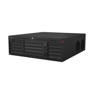 NVR 32 Megapixel (8K) / 32 Canales IP / Soporta Cámaras AcuSense / 16 Bahías de Disco Duro / 2 Tarjetas de Red / Soporta RAID con Hot Swap / HDMI en 8K / Soporta POS