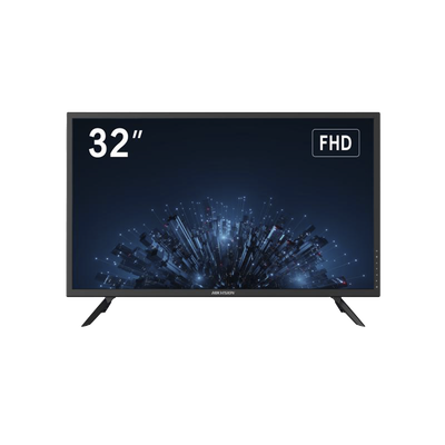 Monitor LED 32" Ultra-Brillante Full HD con Altavoces Potentes, Ángulo de Visión 178° y Entradas HDMI-VGA / Funcionamiento 24/7 y Montaje VESA (100 X 100) / Calibración Inteligente de Imagen