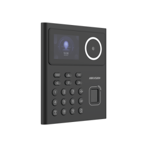 Terminal de Reconocimiento Facial con lector MIFARE / Stand Alone / Hasta 1.5 mts en lectura / Soporta P2P Hik-Connect / 500 Rostros / 1.000 Huellas / 1.000 Tarjetas / PIN / ISAPI-ISUP 5.0