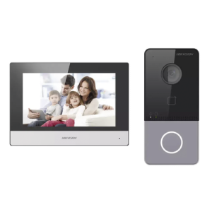 Kit de Videoportero IP WIFI con llamada a App de Smartphone (HikConnect) / Frente de calle IP65 / Soporta PoE Estándar