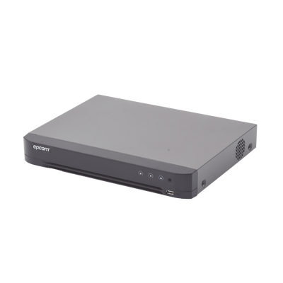 DVR 4 Megapixel / 8 Canales TURBOHD + 4 Canales IP / 1 Bahía de Disco Duro / Audio por Coaxitron / Evita Falsas Alarmas / Salida de Video en Full HD