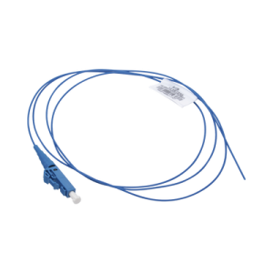Pigtail de Fibra Óptica LC Simplex, Monomodo OS2 9/125, 900um, Color Azul, 1 Metro