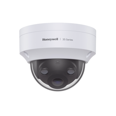 Domo IP 3 Megapíxeles / Lente 2.8mm / H.265 / 40 mts IR / Exterior IP67 / Antivandálica IK10 / Serie 35 / Cumple con NDAA / Honeywell Security