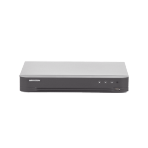 (ACUSENSE / Evita Falsas Alarmas) DVR 4 Megapixel / 4 Canales TURBOHD + 2 Canales IP / 1 Bahía de Disco Duro / 1 Canal de Audio