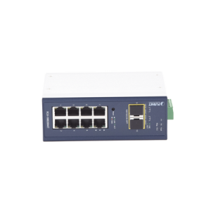 Switch Industrial Administrable Capa 2, 8 Puertos 10/100/1000T, 2 Puertos SFP 1G / 2.5 G BASE X