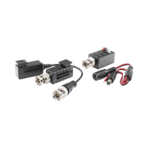 Kit de TRANSCEPTORES DE VIDEO DE LARGO ALCANCE / 320 Metros / Resolución 720P y 1080P / Cat 5e/6 / Compatible con cámaras HD-TVI/CVI/AHD/CVBS / Alimente solo el Receptor / Protección Interconstruida contra sobretensión.