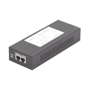Inyector Super Hi-PoE / 56 Vcd / 60 Watts / Para Domos HIKVISION PTZ / IP (-AE / DE) / Soporta 802.3 af / at