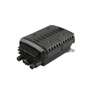 Caja de Distribución de Fibra Óptica para 24 Empalmes con 16 Acopladores SC/APC. Enterrado Directo, IP68, Splitter 1x16 Incluido con Conectores SC/APC
