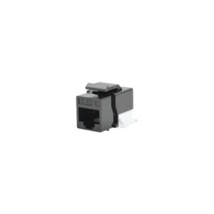 Módulo Jack Cat6 sin herramienta (toolless) keystone - Color Negro