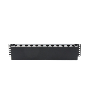 Organizador de cables Horizontal Para Rack de 19", 2U