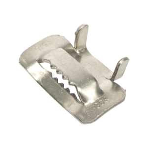 Hebilla para cinta bandit de Acero Inoxidable T, 1/2".