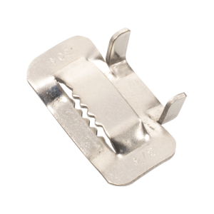 Hebilla para cinta bandit de Acero Inoxidable T, 3/4", 100 piezas