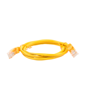 Cable de parcheo UTP Cat5e - 1 m - amarillo