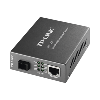 Convertidor Multimedia VDM Monomodo, 1 puerto RJ45 10/100, 1 puerto SC/UPC, hasta 20KM, Para su funcionamiento requiere el modelo MC111CS