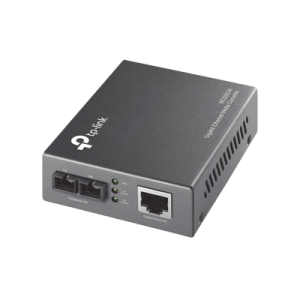 Convertidor Multimedia Multi-modo, 1 puerto RJ45 1000 Mbps, conector de fibra SC, hasta 500 M