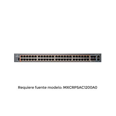 cnMatrix EX2052R-P, Switch inteligente Ethernet PoE, 48 x 1 Gps y 4 SFP +, fuente de alimentación extraíble (no incluida)