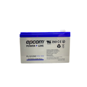 Bater铆a de Respaldo para equipo electr贸nico / UL / 12V @ 12 Ah / Tecnolog铆a AGM-VRLA / Uso en: Alarmas de intrusi贸n / Incendio / Control de acceso / CCTV / Terminales de tornillo HEX.