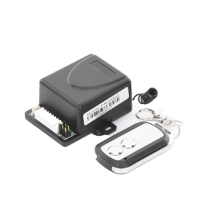 Receptor con 2 Relevadores y Control Remoto hasta 50 metros / Compatible con Barreras vehiculares, Operadores Abatibles, Operadores Corredizos, Electroim谩n, Cerradura El茅ctrica, Cerradura de Perno, Contrachapa El茅ctrica, Sirenas, etc.