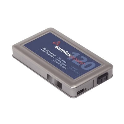 Inversor de corriente 120W, Ent: 12 Vcd, Sal: 120 Vca, de Uso 24/7 para Domos PTZ