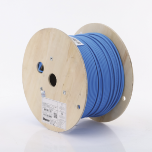 Bobina de Cable UTP de 4 Pares, Vari-MaTriX, Cat6A, 23 AWG, LSZH (Libre de Gases T贸xicos), Color Azul, 305m