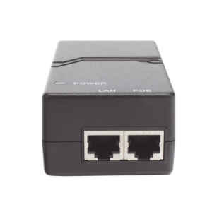 Inyector PoE estándar 802.3af Gigabit, 15W