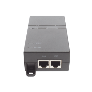 Inyector PoE estándar 802.3at Gigabit, 30W