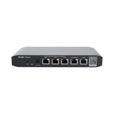 Router Administrable Cloud con 3 Puertos LAN Gigabit, 1 Puerto WAN Gigabit y 1 Puerto LAN/WAN Gigabit Configurable, Hasta 100 Clientes con Desempeño de 600 Mbps Asimétricos