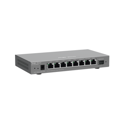 RG-EG209GS Router Administrable con 9 Puertos Gigabit, Soporta 2x WAN Configurables, 1 Puerto SFP 1Gb, hasta 200 Clientes
