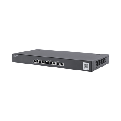 Router de Oficina Gestionado en la Nube de Alto Rendimiento Reyee de 10 Puertos, 1.5 Gbps, 300 Usuarios, 64 Túneles VPN